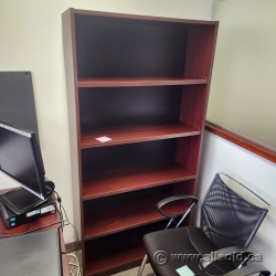 Mahogany 72" Bookshelf Bookcase